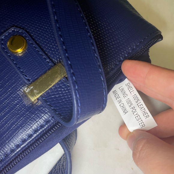 Joy Mangano Luxe Leather Lizard-Embossed Tote - Picture 7 of 8